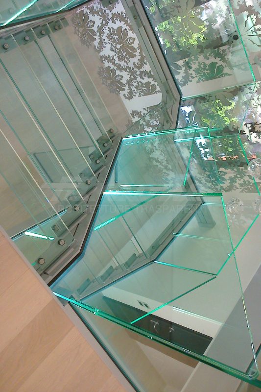 scale alluminio vetro ninfa scala