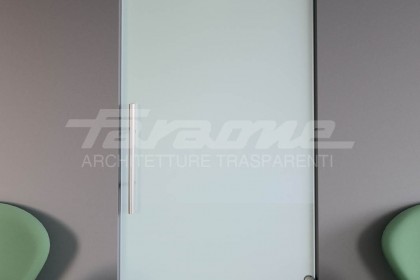 Vetrodivide, porte,chiudiporta invisibile automatiche vetro alluminio Zenit