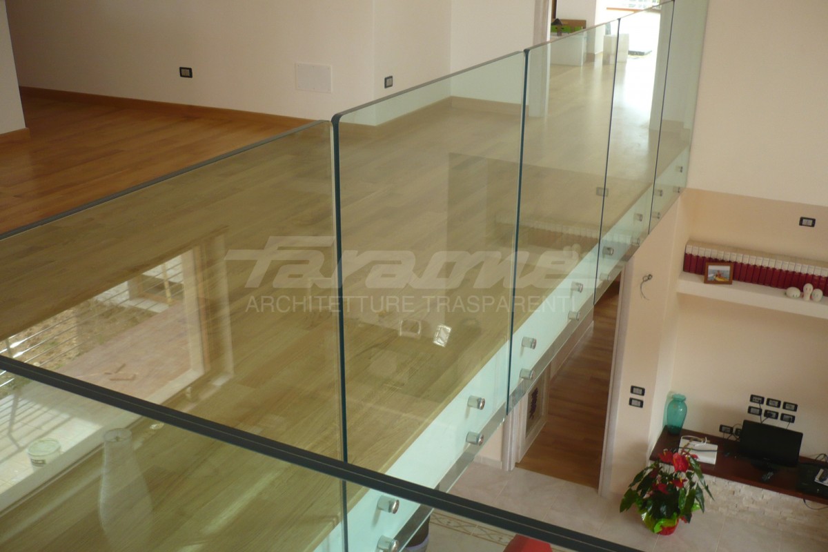 Balustrades glass stainless steel Alba