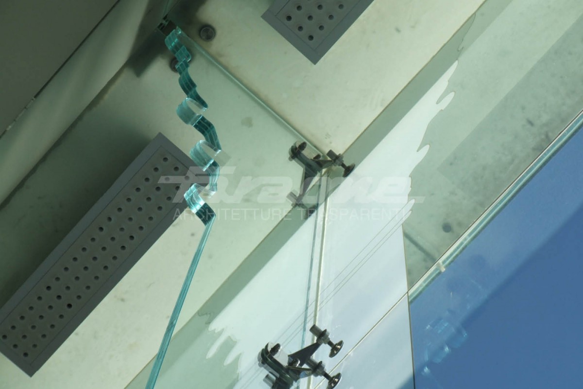Facciate sospese alluminio vetro Air System
