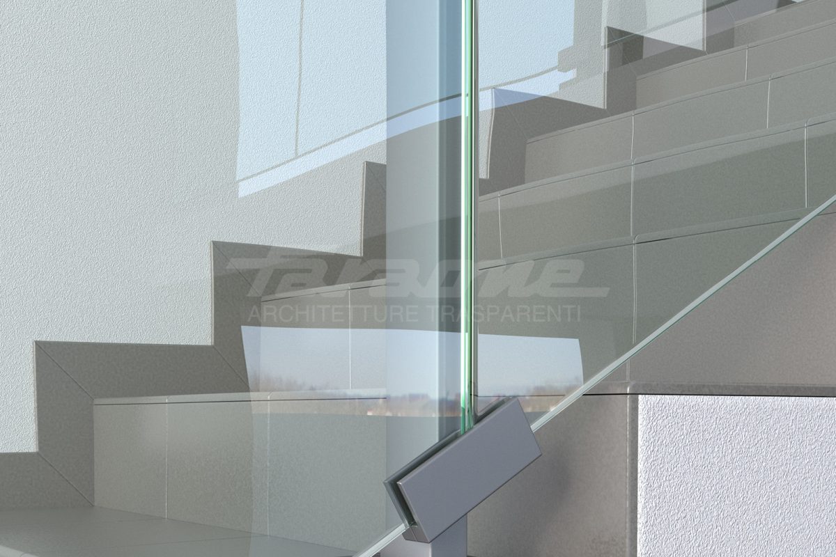 balaustre vetro alluminio Maior Colors Vision