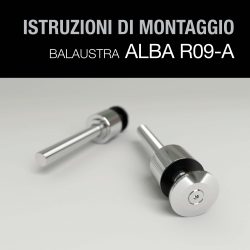 Copertina catalogo Istruzioni di montaggio balaustra ALBA R09-A