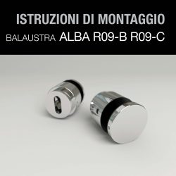 Copertina catalogo Istruzioni di montaggio balaustra Alba R09-B R09-C