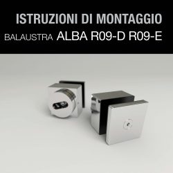 Copertina catalogo Istruzioni di montaggio balaustra ALBA R09-D R09-E
