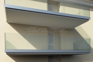 Balustrades glass aluminium Ninfa 195