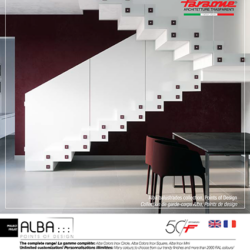 Cover catalog Alba catalog, Alba balustrades collection, Points of Design